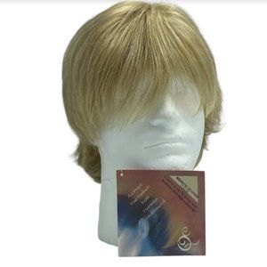 Quick Change Medium Blonde Mix Synthetic Hair Wigs Women Natural Fashion Wig